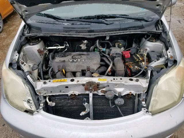 JTKKT604450128523 - 2005 TOYOTA SCION XA SILVER photo 7