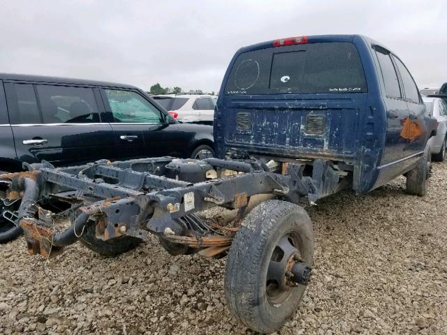 3D7MX48A08G129550 - 2008 DODGE RAM 3500 S BLUE photo 4