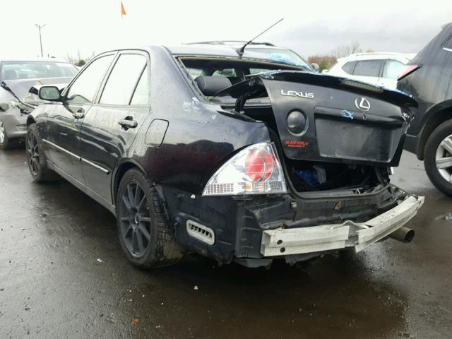 JTHBD192640081727 - 2004 LEXUS IS 300 BLACK photo 3