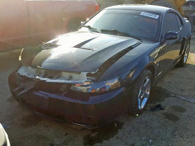 1FAFP48Y24F227030 - 2004 FORD MUSTANG CO BLACK photo 2