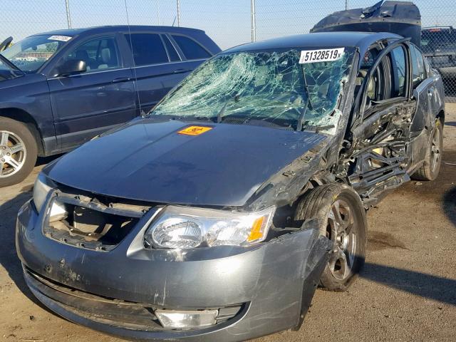 1G8AL52F75Z152140 - 2005 SATURN ION LEVEL GRAY photo 2