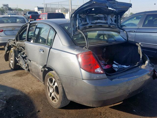 1G8AL52F75Z152140 - 2005 SATURN ION LEVEL GRAY photo 3