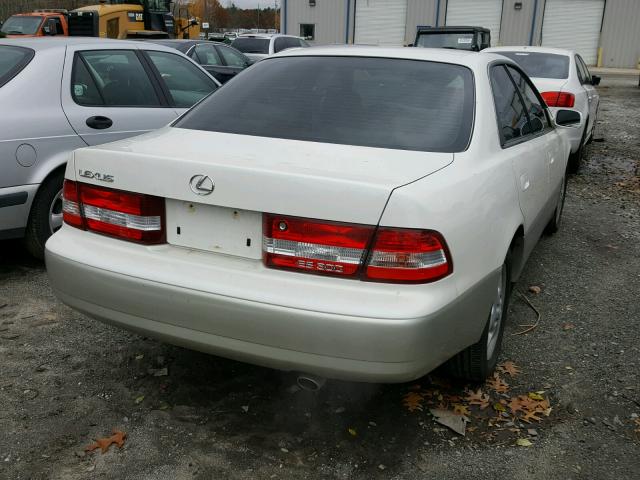 JT8BF28G9Y5096826 - 2000 LEXUS ES 300 WHITE photo 4