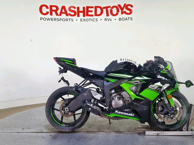 JKBZXJF11GA008742 - 2016 KAWASAKI ZX636 F GREEN photo 1