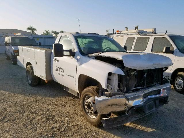 1GB3CZC83EF117767 - 2014 CHEVROLET SILVERADO WHITE photo 1