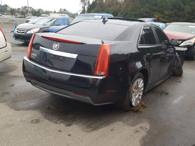 1G6DE5EY4B0145448 - 2011 CADILLAC CTS LUXURY BLACK photo 4