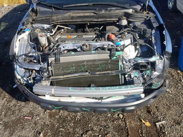 JHLRE48717C004488 - 2007 HONDA CR-V EXL BLUE photo 7