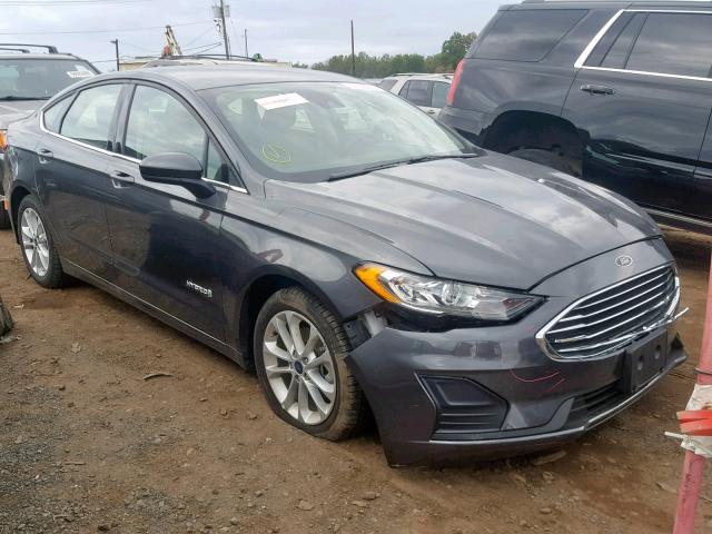 3FA6P0LU9KR206060 - 2019 FORD FUSION SE CHARCOAL photo 1