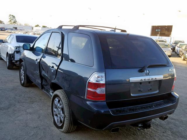 2HNYD18885H553693 - 2005 ACURA MDX TOURIN GRAY photo 3