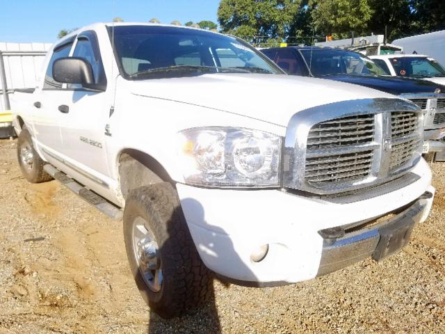 3D3KS29C46G137370 - 2006 DODGE RAM 2500 WHITE photo 1