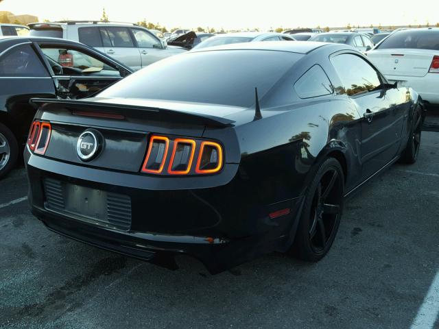 1ZVBP8CF0D5206430 - 2013 FORD MUSTANG GT BLACK photo 4