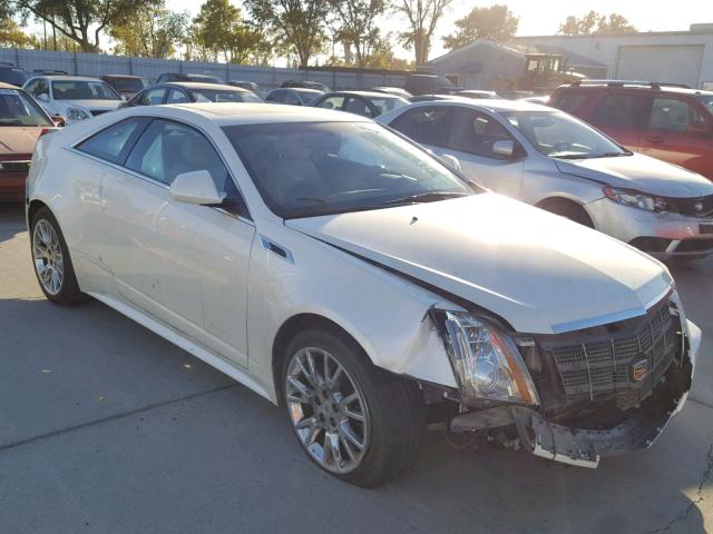 1G6DJ1ED7B0158759 - 2011 CADILLAC CTS PERFOR WHITE photo 1