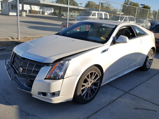 1G6DJ1ED7B0158759 - 2011 CADILLAC CTS PERFOR WHITE photo 2