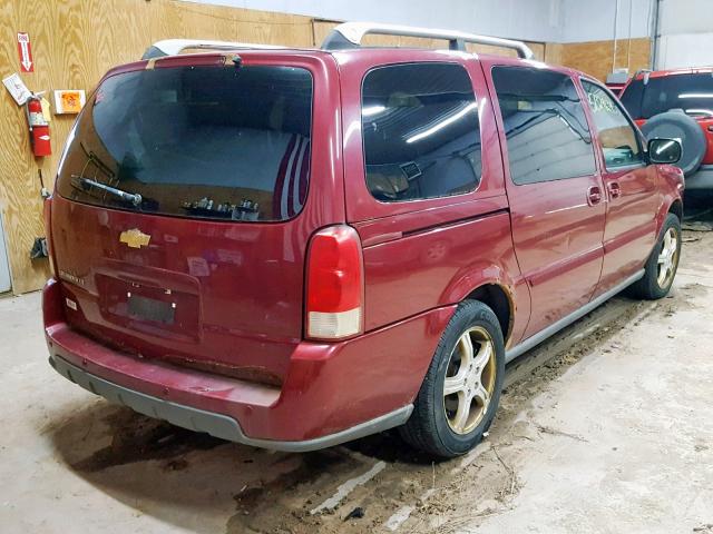 1GNDV33L75D180451 - 2005 CHEVROLET UPLANDER L MAROON photo 4