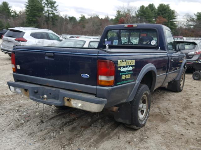 1FTCR11X5RTA22270 - 1994 FORD RANGER BLUE photo 4