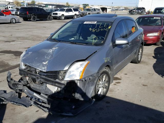 3N1AB6AP8CL692807 - 2012 NISSAN SENTRA 2.0 GRAY photo 2