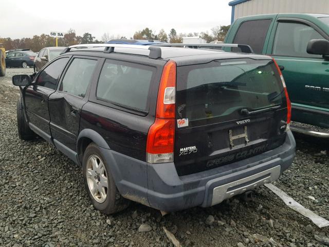 YV1SZ592251195451 - 2005 VOLVO XC70 BLACK photo 3