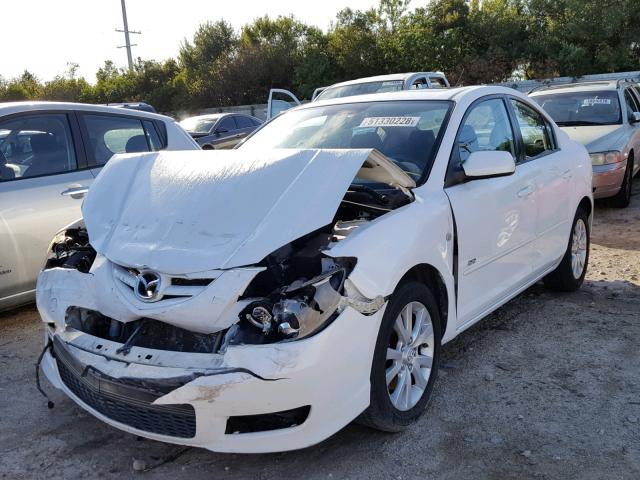 JM1BK323671653268 - 2007 MAZDA 3 S WHITE photo 2