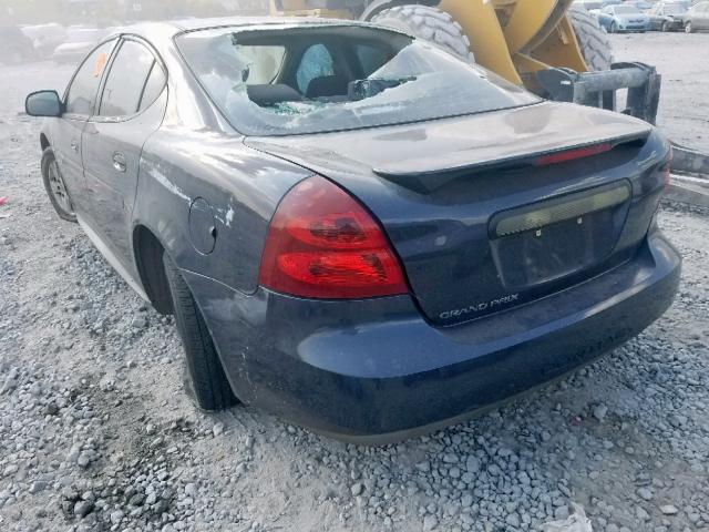 2G2WP552181142293 - 2008 PONTIAC GRAND PRIX BLUE photo 3