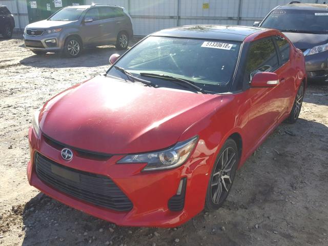 JTKJF5C79E3086559 - 2014 TOYOTA SCION TC 红色 照片 2