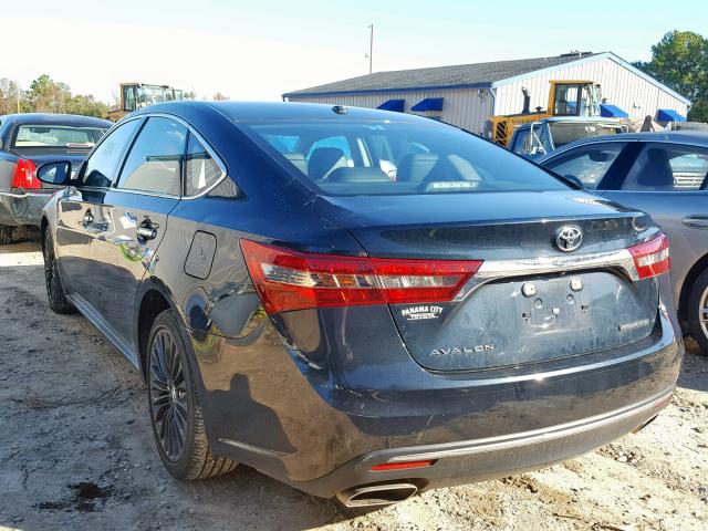 4T1BK1EB5GU218856 - 2016 TOYOTA AVALON XLE BLUE photo 3