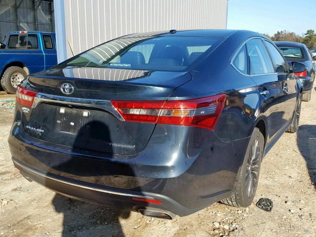 4T1BK1EB5GU218856 - 2016 TOYOTA AVALON XLE BLUE photo 4