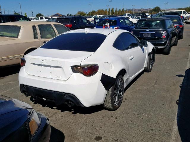 JF1ZNAA14G8705276 - 2016 TOYOTA SCION FR-S WHITE photo 4