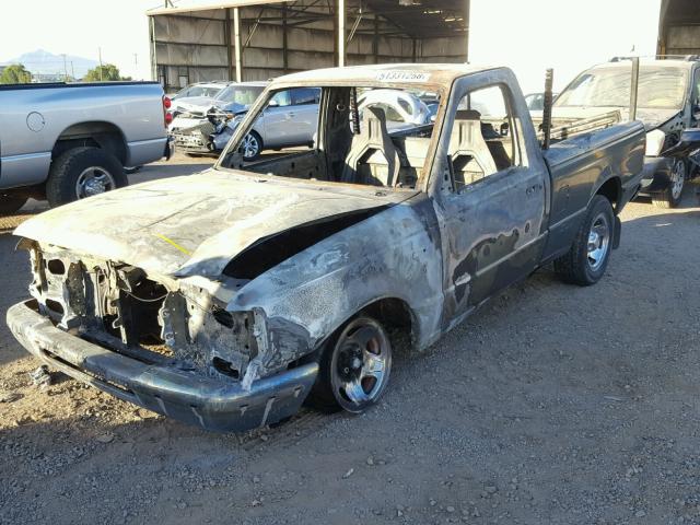 1FTCR10A6SPA81484 - 1995 FORD RANGER GREEN photo 2