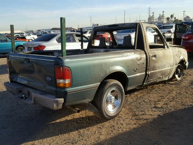 1FTCR10A6SPA81484 - 1995 FORD RANGER GREEN photo 4