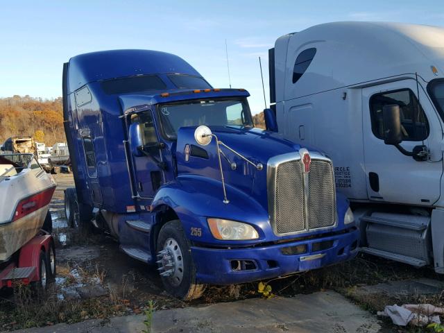 1XKAD49X8DJ346673 - 2013 KENWORTH CONSTRUCTI BLUE photo 1