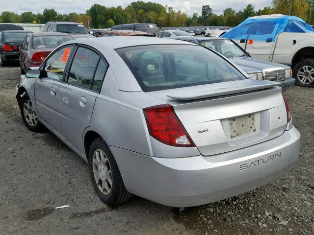 1G8AZ52F73Z107551 - 2003 SATURN ION LEVEL SILVER photo 3