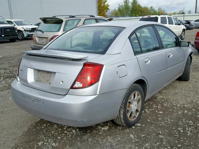 1G8AZ52F73Z107551 - 2003 SATURN ION LEVEL SILVER photo 4