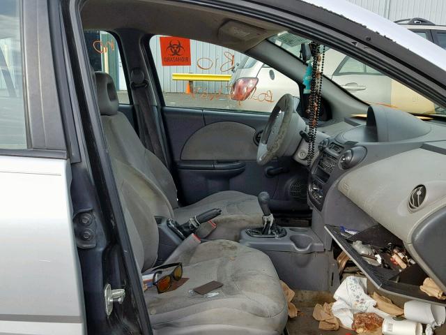 1G8AZ52F73Z107551 - 2003 SATURN ION LEVEL SILVER photo 5