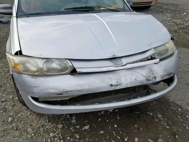 1G8AZ52F73Z107551 - 2003 SATURN ION LEVEL SILVER photo 9