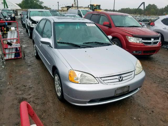 2HGES26723H579199 - 2003 HONDA CIVIC EX SILVER photo 1