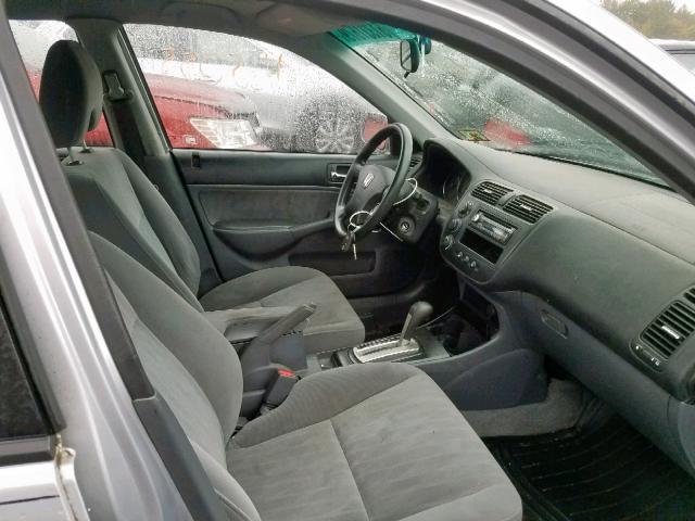 2HGES26723H579199 - 2003 HONDA CIVIC EX SILVER photo 5