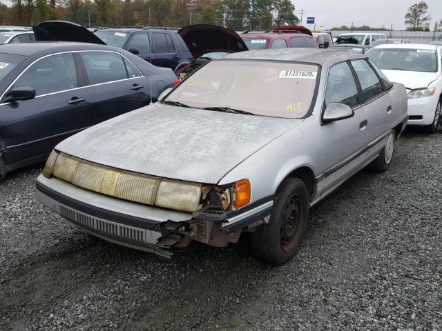 1MEBM53U1HA632406 - 1987 MERCURY SABLE LS SILVER photo 2