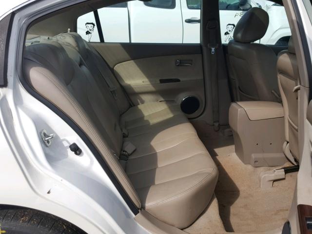 1N4BL11D86C206476 - 2006 NISSAN ALTIMA SE WHITE photo 6