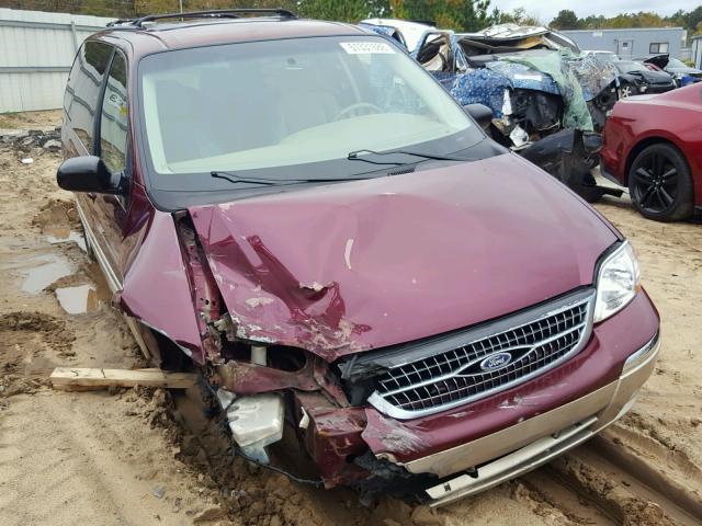 2FMZA53451BA69696 - 2001 FORD WINDSTAR S RED photo 1