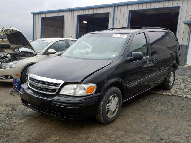 1GNDX03E73D139146 - 2003 CHEVROLET VENTURE BLACK photo 2