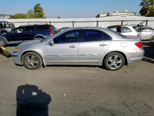 JH4KB16535C016578 - 2005 ACURA RL SILVER photo 9