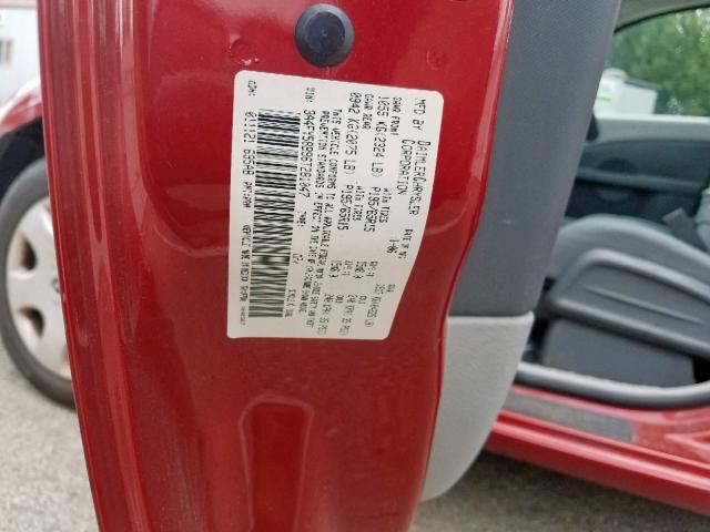 3A4FY58896T281047 - 2006 CHRYSLER PT CRUISER RED photo 10