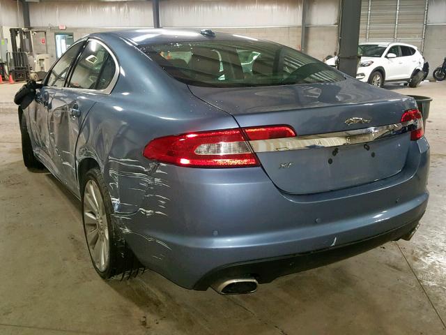 SAJWA06BX9HR01019 - 2009 JAGUAR XF PREMIUM BLUE photo 3