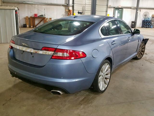 SAJWA06BX9HR01019 - 2009 JAGUAR XF PREMIUM BLUE photo 4