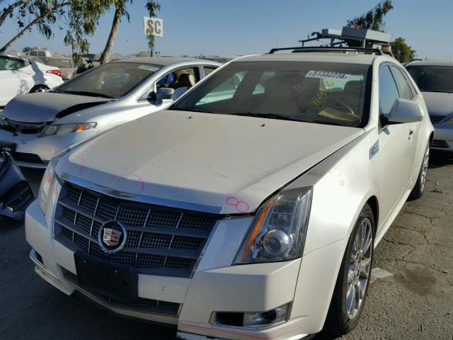 1G6DK8EV9A0109270 - 2010 CADILLAC CTS PERFOR WHITE photo 2