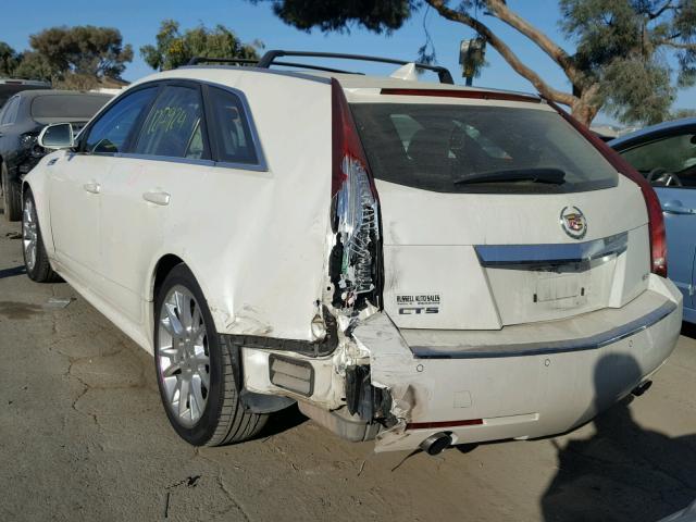 1G6DK8EV9A0109270 - 2010 CADILLAC CTS PERFOR WHITE photo 3
