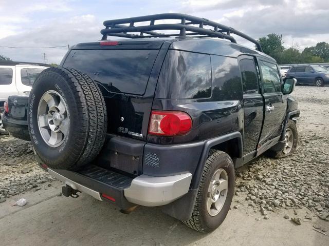 JTEBU11F58K033206 - 2008 TOYOTA FJ CRUISER BLACK photo 4