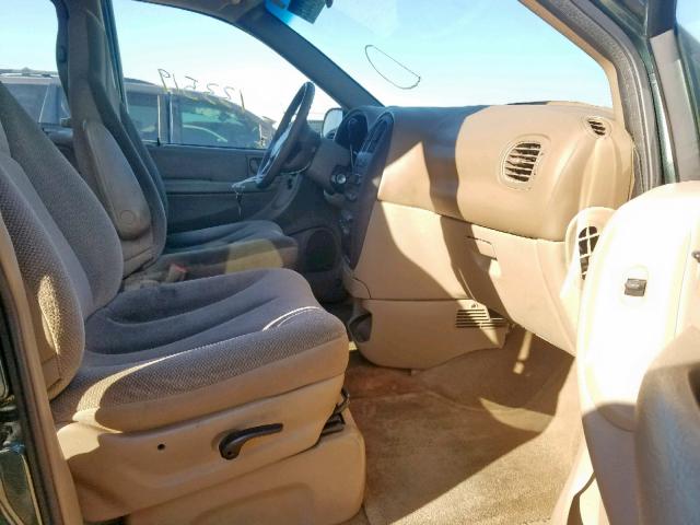 1B4GP25301B173769 - 2001 DODGE CARAVAN SE GREEN photo 5