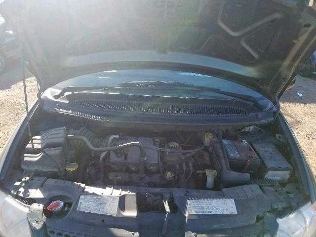 1B4GP25301B173769 - 2001 DODGE CARAVAN SE GREEN photo 7