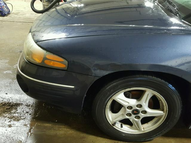 1G2HX54K914277672 - 2001 PONTIAC BONNEVILLE BLUE photo 9